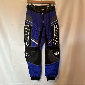 Thor Blue and Black Mens Motocross Racing Pants